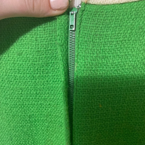 1960s Mod Vintage Green Dress - Picture 6 of 7